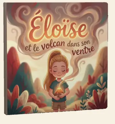 Le volcan dans mon ventre — le livre imprimé, à faire tourner